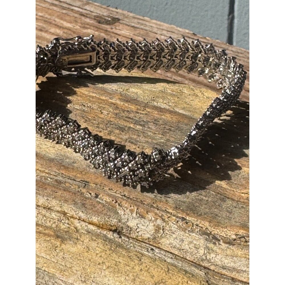 Charles Winston Sterling Silver Bracelet CZ